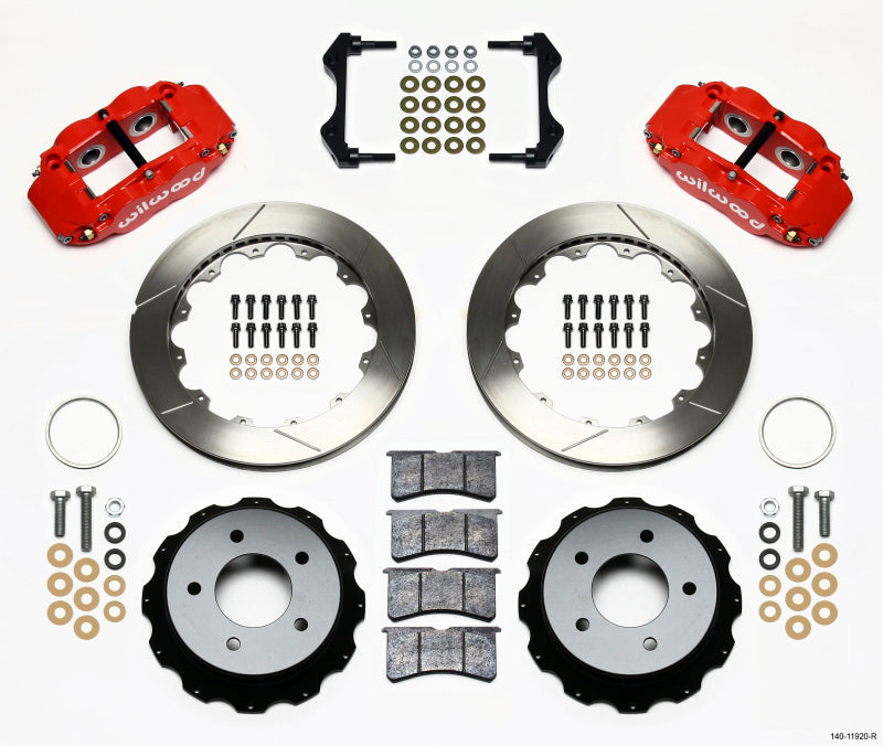Wilwood FNSL4R Rear Kit,12.88",Red 84-87 Corvette C4 140-11920-R Photo - Primary
