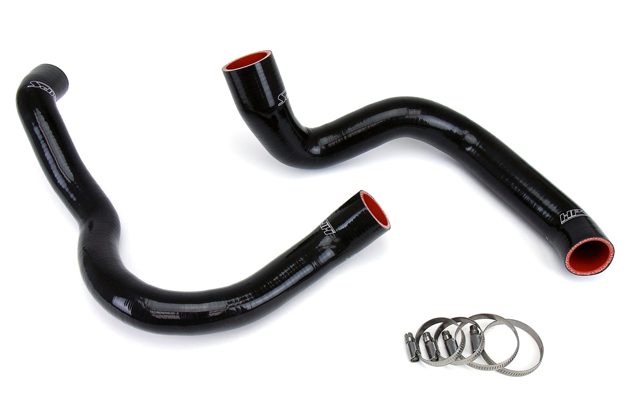 HPS Performance Products HPS Black Reinforced Silicone Radiator Hose Kit Coolant Jeep 91-01 Cherokee XJ 4.0L