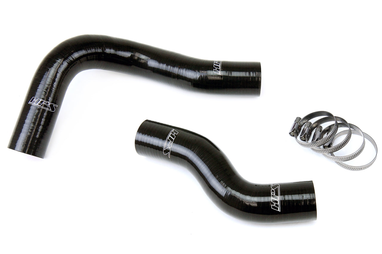 HPS Performance HPS Black Reinforced Silicone Radiator Hose Kit Coolant Lexus 07-11 GS460 V8 4.6L