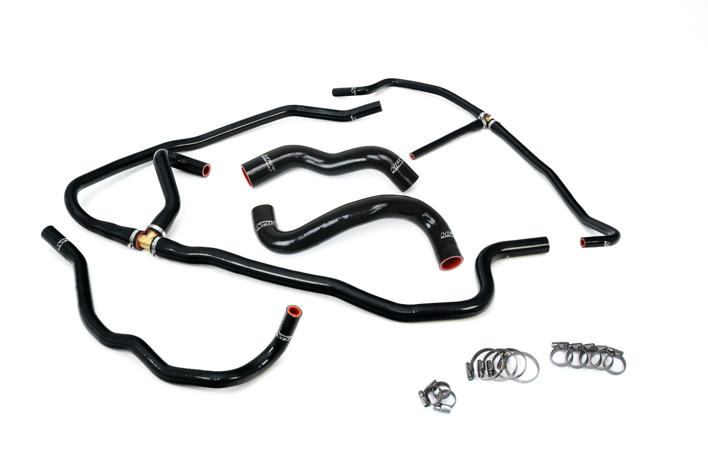 HPS Performance Products HPS Reinforced Black Silicone Radiator + Heater Hose Kit Coolant Chevy 09-13 Corvette 6.2L V8