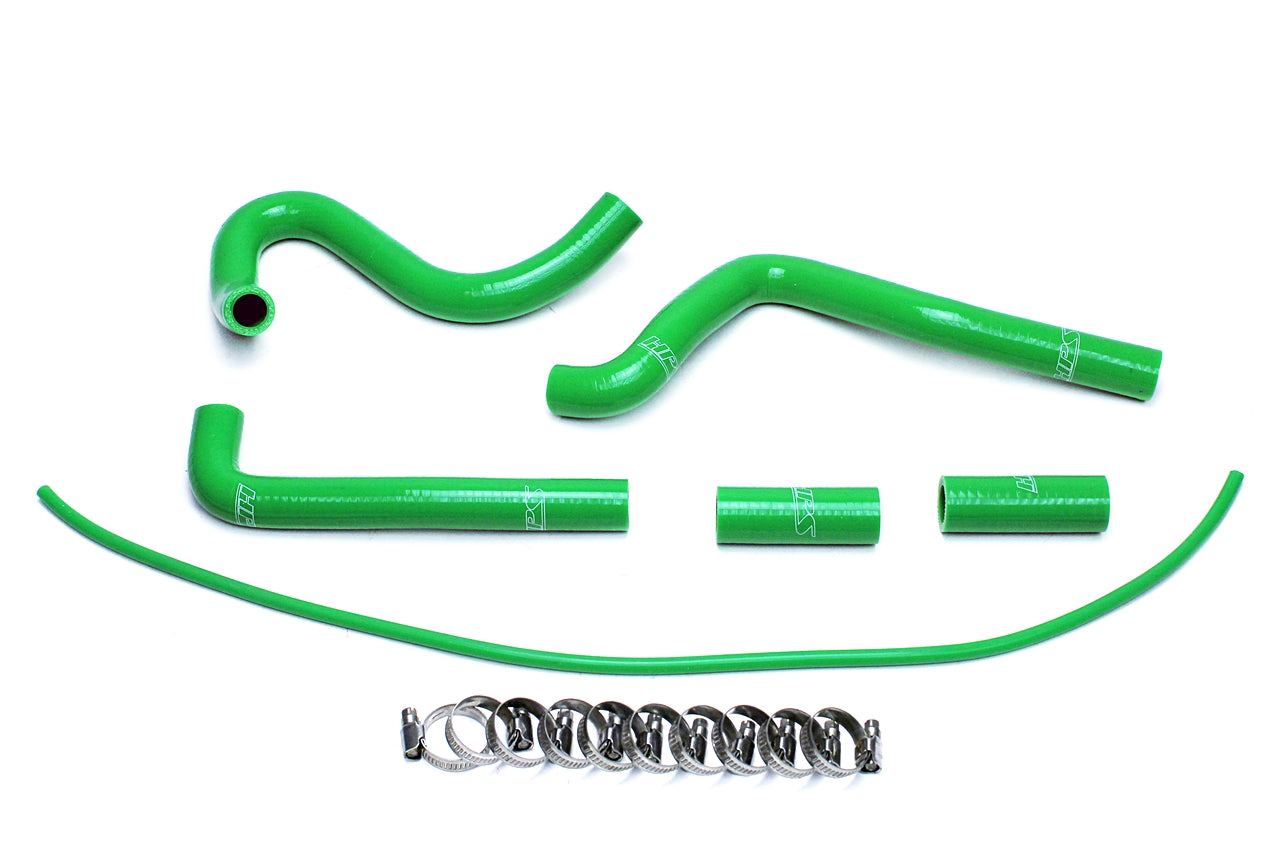HPS Green Reinforced Silicone Radiator Hose Kit Coolant For Kawasaki 94-02