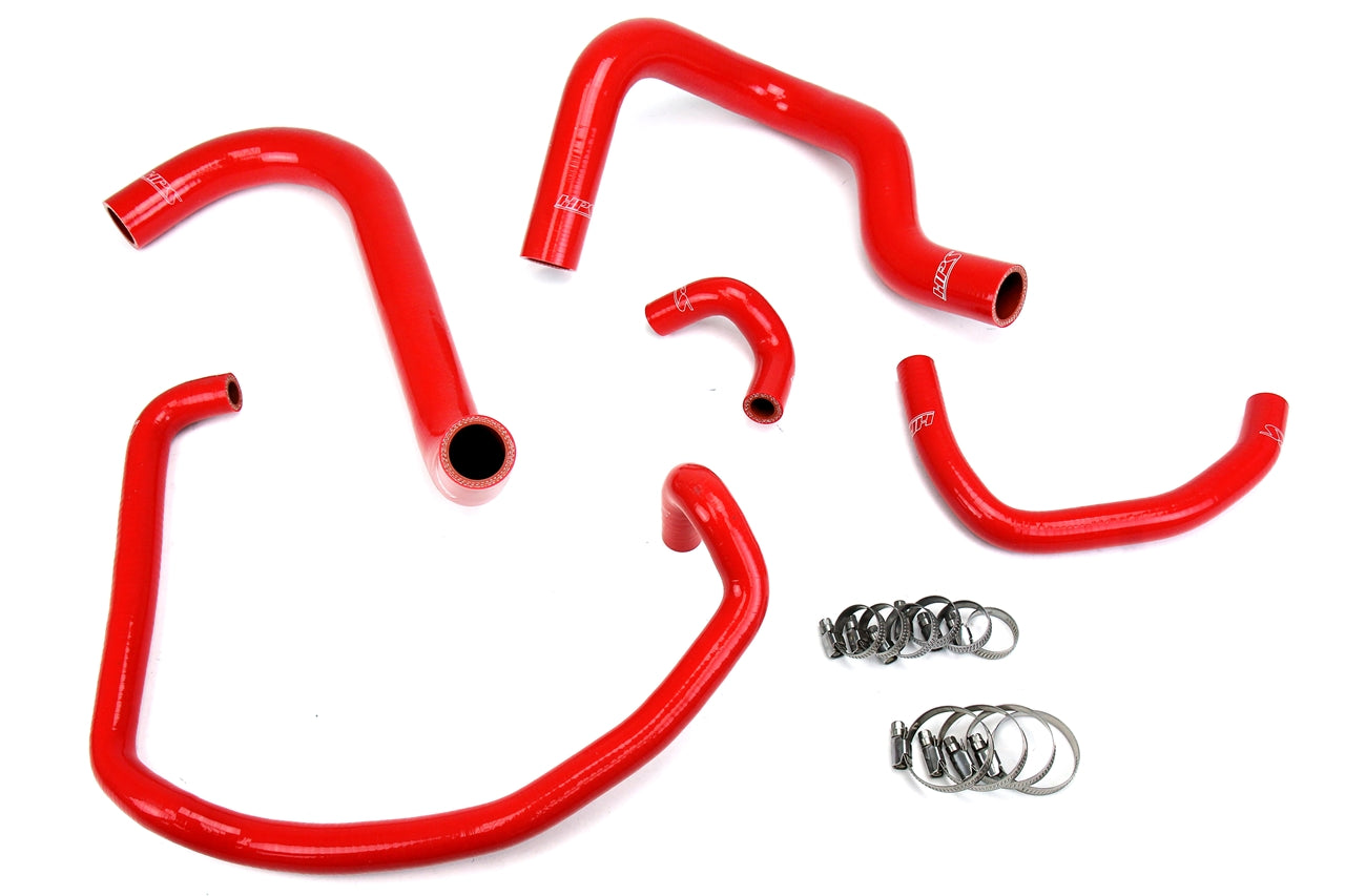 HPS Red Reinforced Silicone Radiator + Heater Hose Kit