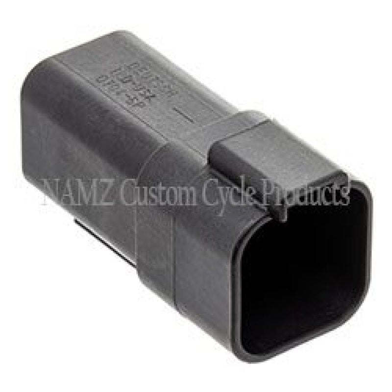 NAMZ Deutsch DT Series 6-Wire Receptacle & Wedgelock - Black (Repl. HD 72106-94BK) DR-6B DR-6B Photo - Primary