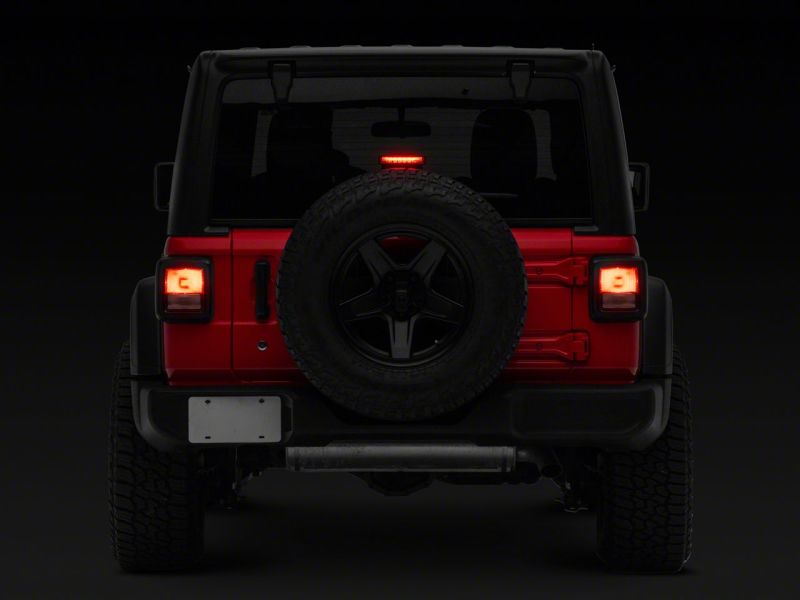Raxiom 18-23 Jeep Wrangler JL Axial Series LED Third Brake Light- Smoked J142673-JL J142673-JL Photo - Close Up