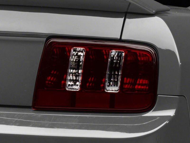 Raxiom 05-09 Ford Mustang Coyote Tail Lights- Blk Housing (Smoked Lens) 49117 49117 Photo - Close Up