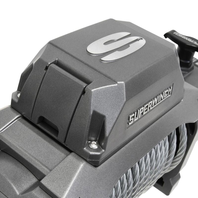 Superwinch 12000 LBS 12 VDC 3/8in x 85ft Wire Rope SX 12000 Winch - Graphite 1712200 1712200 Photo - Close Up