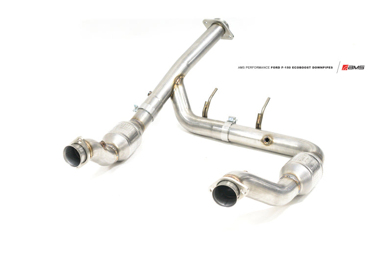 AMS Performance 2015+ Ford F-150 3.5L Ecoboost (Excl Raptor) Federal EPA Compliant Catted Downpipe AMS.32.05.0001-1 AMS.32.05.0001-1 Photo - Primary