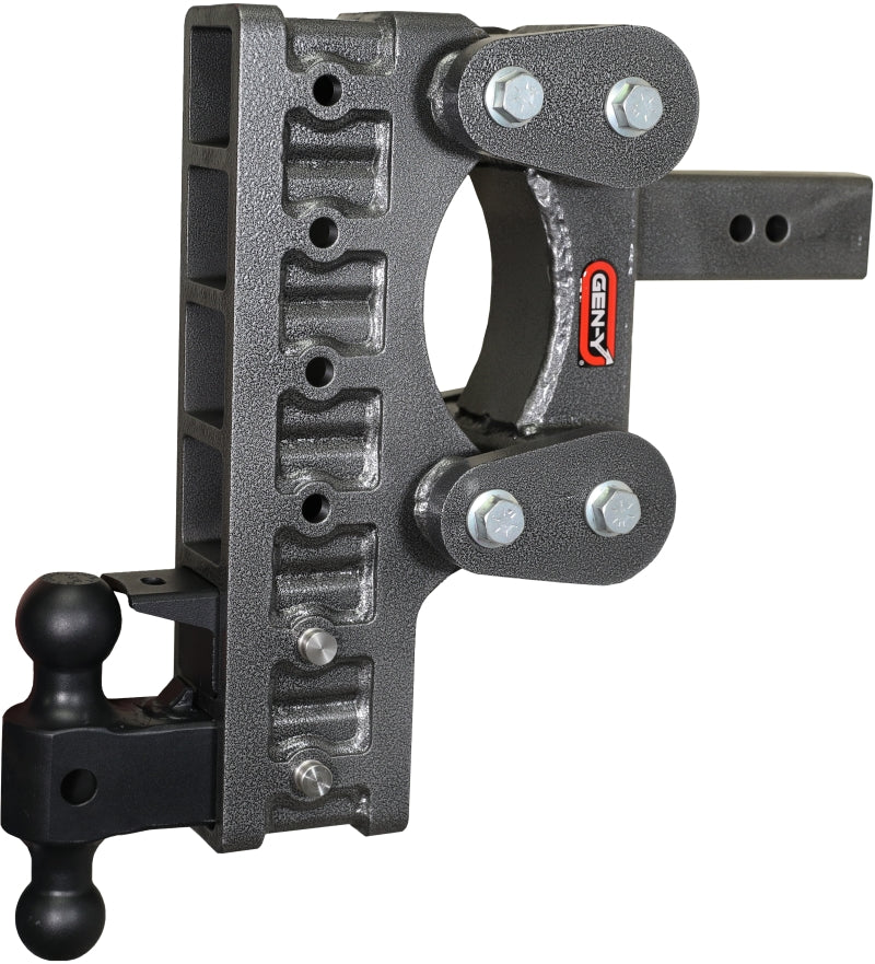 GEN-Y Hitch Gen-Y The Boss Torsion-Flex 2.5in Shank 12in Drop 21K Hitch w/GH-061 Dual-Ball/GH-062 Pintle Lock GH-1326 GH-1326 Photo - Primary