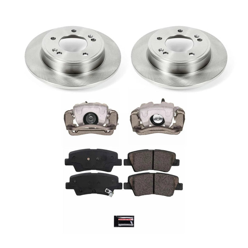 PowerStop Power Stop 13-17 Hyundai Elantra GT Rear Autospecialty Kit w/Calipers KCOE6502 KCOE6502 Photo - Primary
