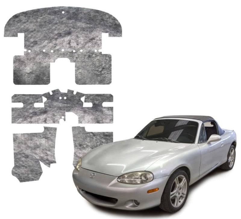 DEI 90-05 Mazda Miata NA & NB Under Carpet Interior Insulation Kit - 1/2in Thick 50295 50295 User 1