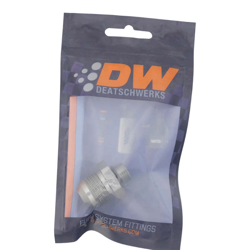 DeatschWerks 6AN ORB Male to 10AN Male Flare Adapter - Anodized DW Titanium 6-02-0409 6-02-0409 Photo - lifestyle view