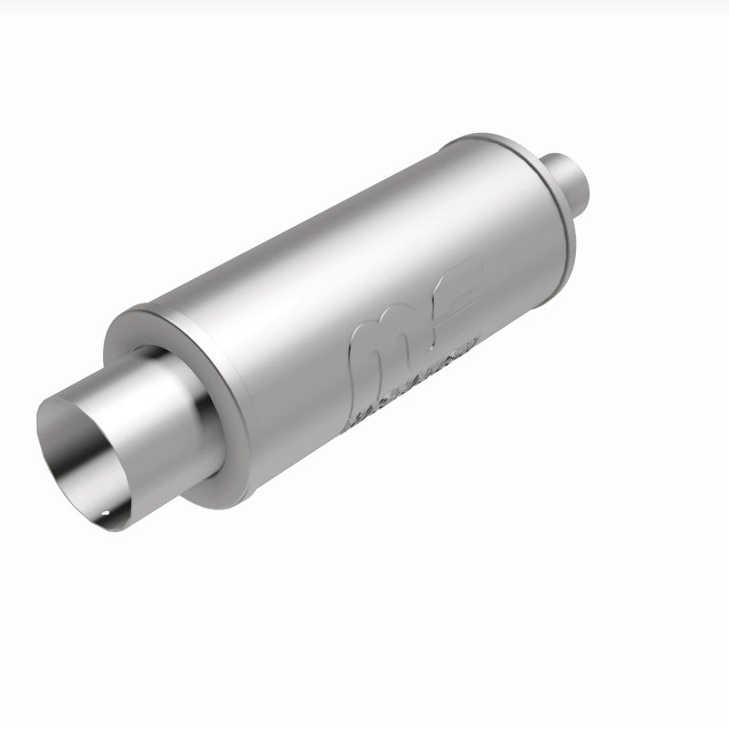 MagnaFlow 6" Round Center/Center Performance Muffler With Tip 14822 360 Degree Image Set
