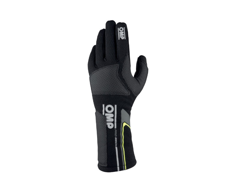 OMP Pro Mech Evo Gloves Black - Size XL (Fia 8856-2018) IB0-0758-B01-071-XL IB0-0758-B01-071-XL Photo - Primary