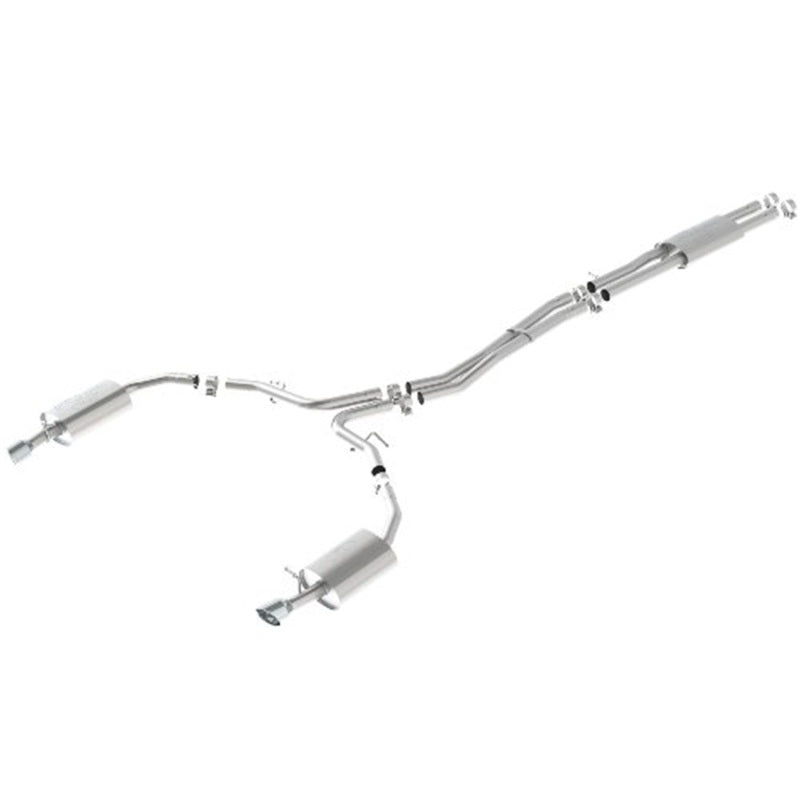 Ford Racing 10-17 Taurus Sho Cat-Back Touring Exhaust System - Chrome Tips M-5200-SHOTC M-5200-SHOTC Photo - Unmounted