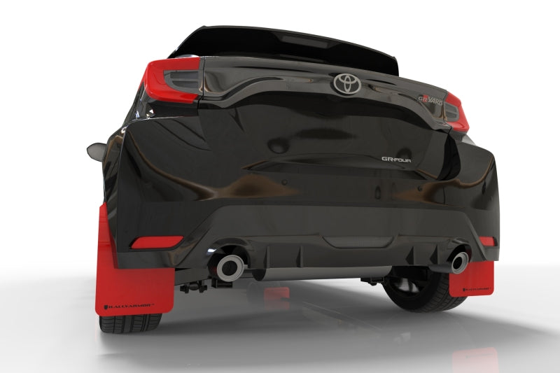 Rally Armor 20-22 Toyota GR Yaris Hatchback Red Mud Flap w/ Black Logo MF74-UR-RD/BLK MF74-UR-RD/BLK User 1