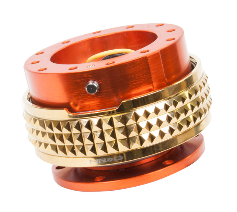 NRG Quick Release Kit - Pyramid Edition - Orange Body / Chrome Gold Pyramid Ring SRK-210OR/CG SRK-210OR/CG Photo - Primary