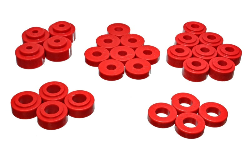 Energy Suspension Body Mount Set Red Chevrolet Chevelle SS 1968-1972 3.4114R Photo - Primary