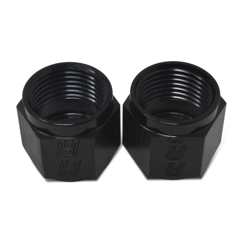 Russell -8 AN Tube Nut Adapters (Black Finish) 660585 Photo - out of package