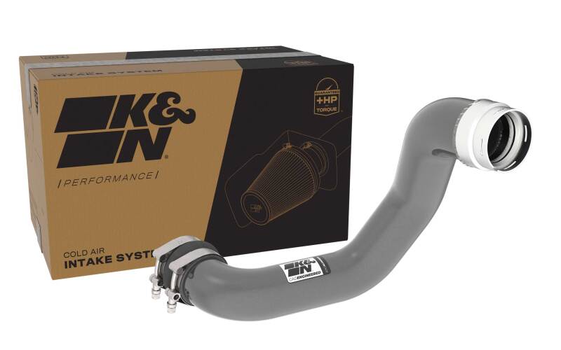 K&N Engineering K&N 23-24 GM Colorado/Canyon 2.7L L4 Charge Pipe - Aluminum Tube - Gunmetal Gray 77-1021KC 77-1021KC Photo - out of package