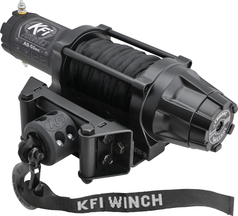 KFI Assualt Winch 5000 Lbs Wide AS-50WX AS-50WX Photo - Primary