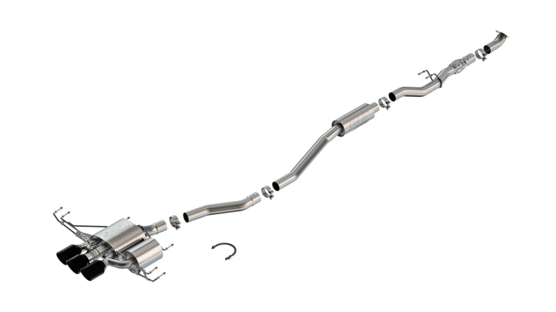 Borla 2023 Honda Civic Type R MT ATAK Catback Exhaust w/ 4in Ceramic Black Tips 140927CB 140927CB Photo - Primary