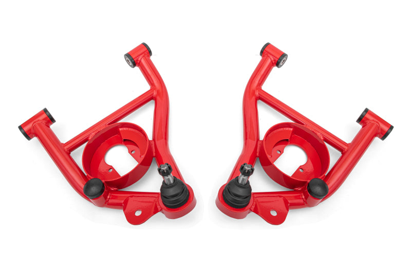 BMR Suspension BMR 82-92 GM F-Body Non-Adj Lower A-Arms Delrin Bushings Spring Pocket - Red AAL331R AAL331R Photo - Primary