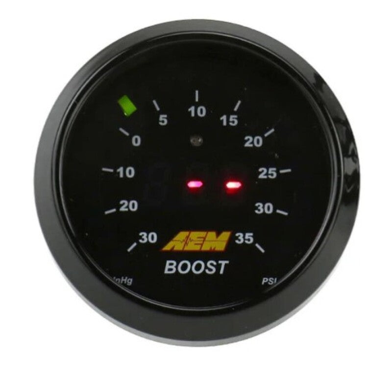 AEM Electronics 52mm Digital Boost Gauge 35 PSI 30-4406 Photo - out of package