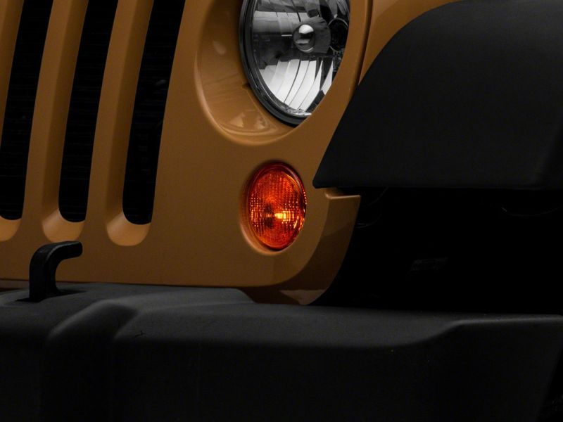 Raxiom 07-18 Jeep Wrangler JK Axial Series Replacement Turn Signal Lamps- Amber J150569 J150569 Photo - Close Up
