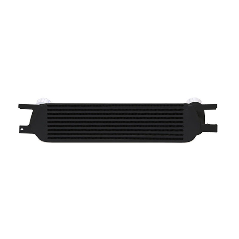 Mishimoto Black Intercooler Kit w/ Polished Pipes Mustang EcoBoost 2015+ MMINT-MUS4-15KPBK Photo - Close Up