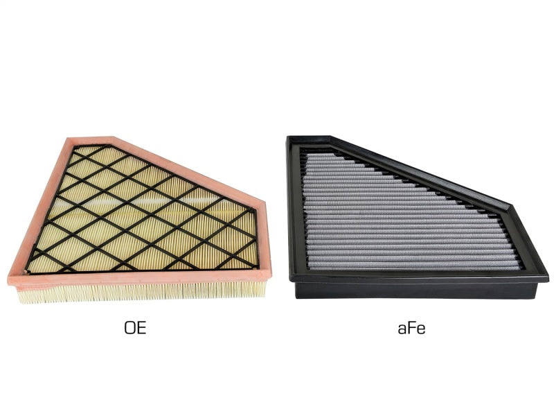 aFe Air Filter - Magnum FLOW Pro DRY S OE Replacement Cadillac ATS 13-17 31-10264 Photo - Unmounted