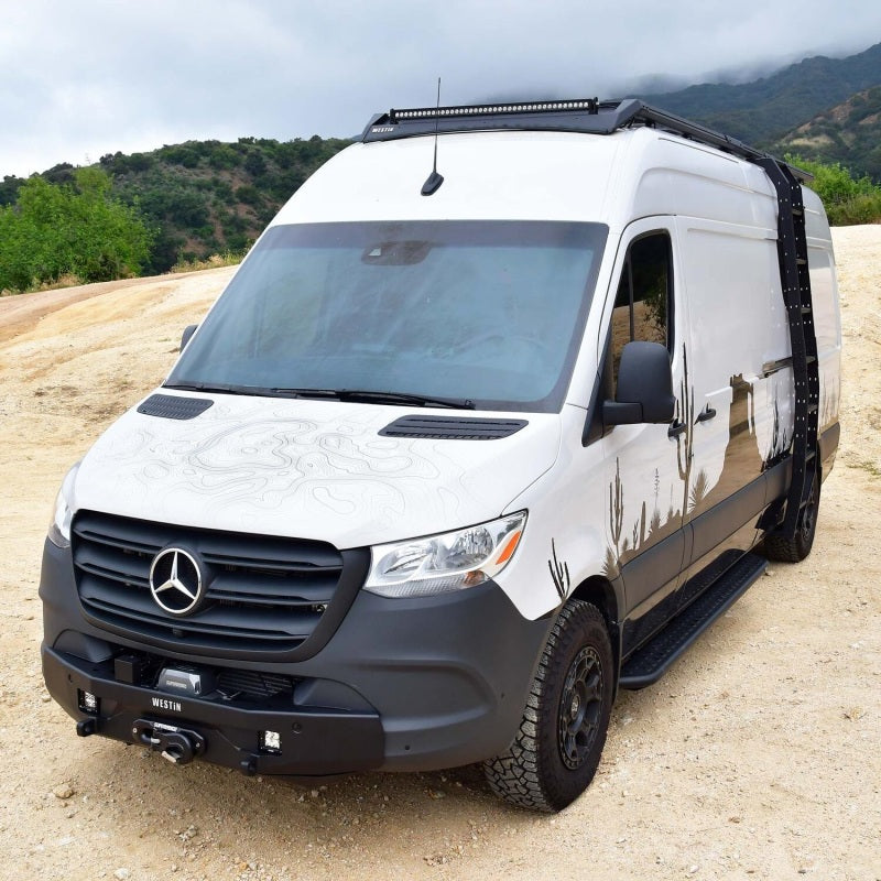 Westin 19-23 Mercedes-Benz Sprinter High Roof Mesa Side Ladder 15-00035 15-00035 Photo - Mounted