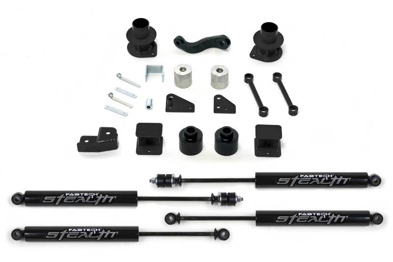 Fabtech 3" Spacer System w/ Stealth Shocks K4037M Photo - Primary