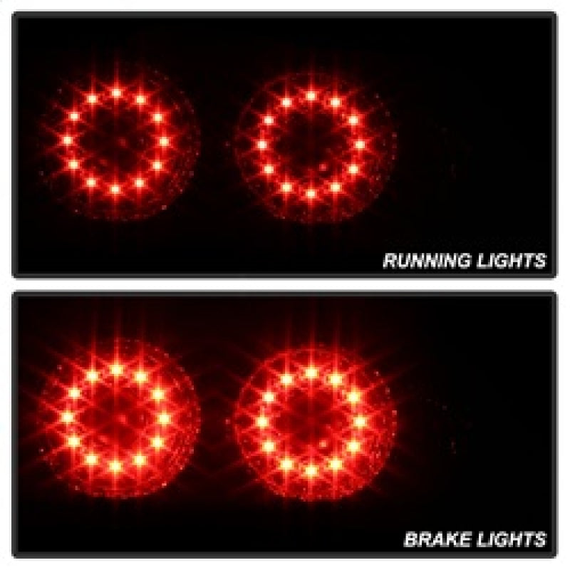Spyder Acura RSX 02-04 LED Tail Lights Red Clear ALT-YD-ARSX02-LED-RC 5000385 5000385 Photo - Unmounted