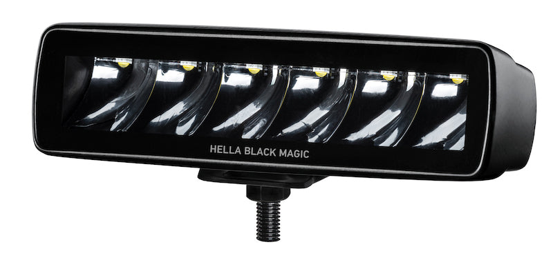 Hella Universal Black Magic 6 L.E.D. Mini Light Bar - Spot Beam 358176211 358176211 Photo - Primary