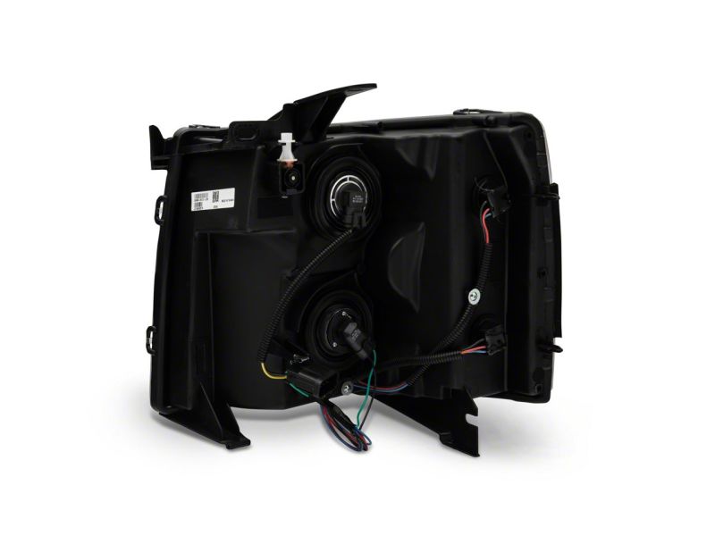 Raxiom 07-13 Chevrolet Silverado 1500 Euro Headlights- Blk Housing (Clear Lens) S112706 S112706 Photo - Close Up