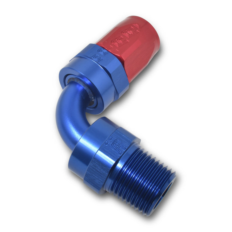 Russell #12 AN 90° Swivel Pipe Thread Hose End 1/2" NPT 612130 Photo - out of package