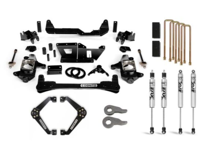 Cognito 01-13 Chevy/GMC Silverado/Sierra 2500/3500 HD 2WD/4WD 6in Std Lift Kit w/ Fox PS 2.0 IFP 110-P0970 110-P0970 Photo - Primary