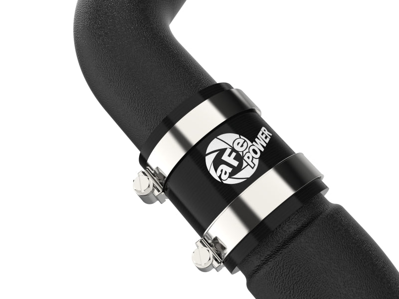 aFe 22-23 Hyundai Kona N L4 2.0L (t) BladeRunner 2-1/4in to 2-1/2in Aluminum Hot Charge Pipe - Black 46-20628-B 46-20628-B Photo - Close Up