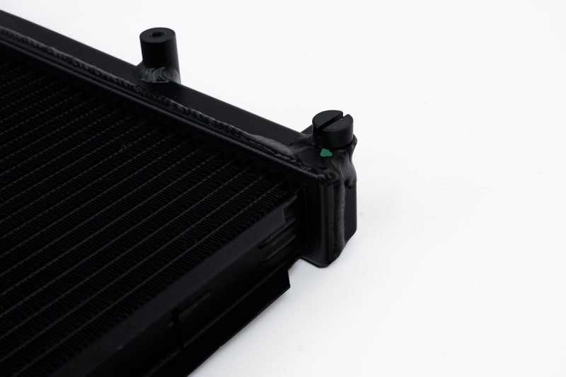 CSF 08-15 Subaru Impreza WRX/STI 1-Row 31mm High-Performance Aluminum Radiator - Black 7094B 7094B Photo - Close Up