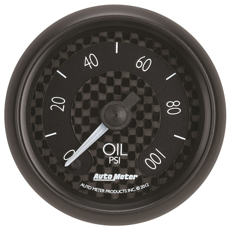 Autometer GT Series 52mm Full Sweep Electronic 0-100 PSI Oil Pressure Gauge 8053 8053 Photo - Primary