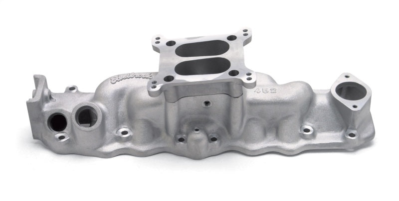 Edelbrock 4-barrel Intake Manifold For 1949-53 Ford Flathead, Satin 1107 Photo - Primary