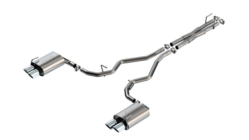 Borla 19-22 Ford Explorer 3.0L V6 AT AWD 4DR 2.25in ATAK Catback Exhaust - Chrome Tip 140894 140894 Photo - Primary