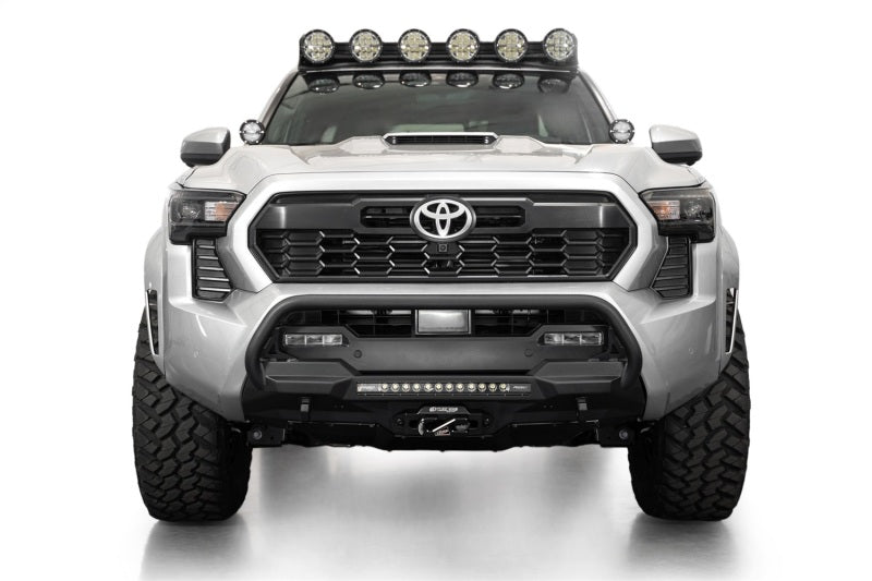 Addictive Desert Designs ADD 2024+ Toyota Tacoma Stealth Center Mount Winch Front Bumper w/ Top Hoop F6703512601NA F6703512601NA Photo - Primary