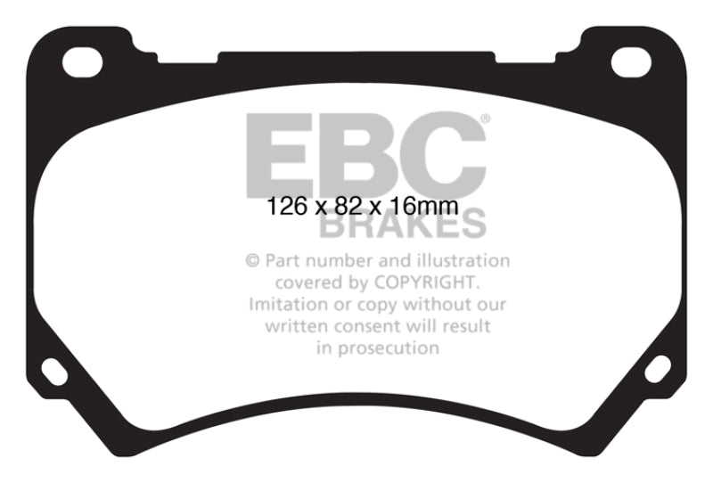 EBC Disc Brake Pad Set DP41849R Photo - Primary