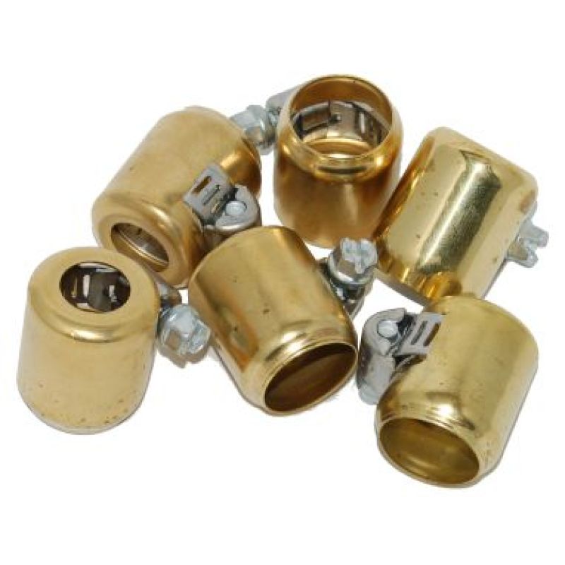 NAMZ Fuel Line Hose Clamps 1/4-5/16in. ID Brass (6 Pack) NHC-N106 NHC-N106 Photo - Primary