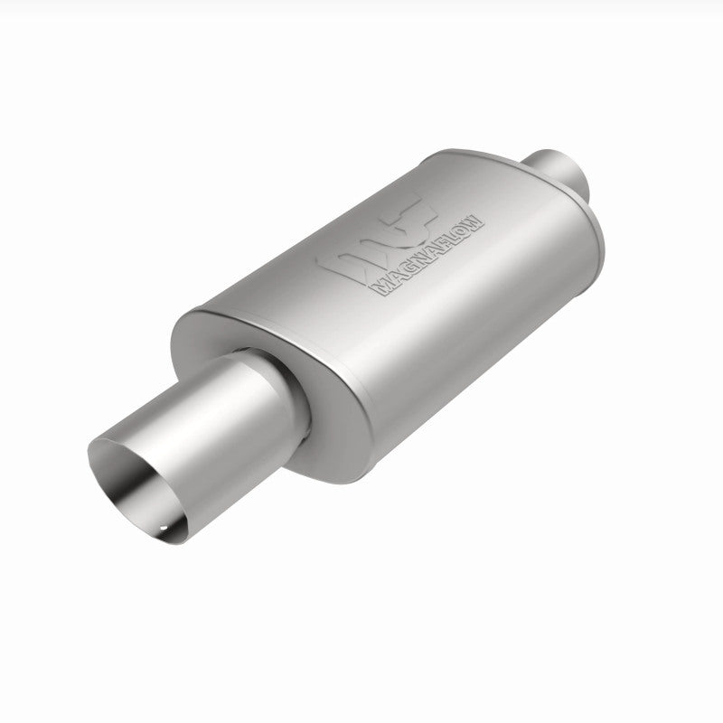 MagnaFlow 5" X 8" Oval Center/Center Performance Muffler With Tip 14834 360 Degree Image Set