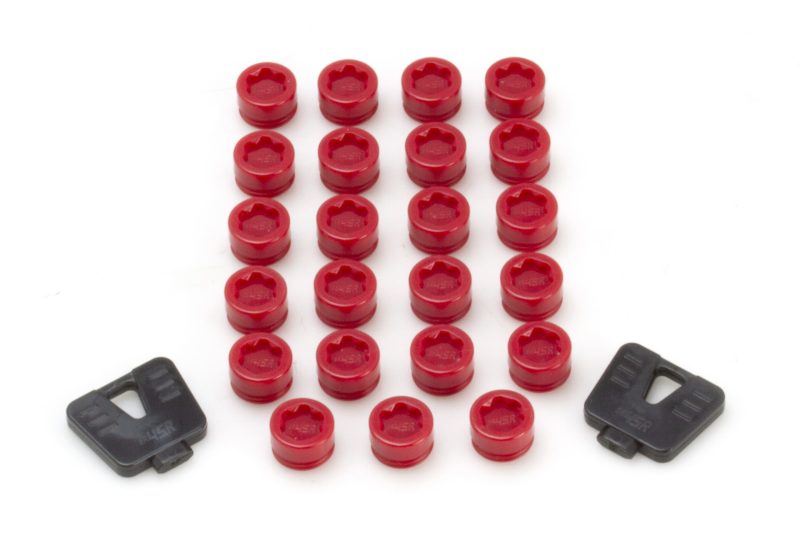 Wheel Mate SR45R Caps Set of 20 - Red 33100R 33100R User 1