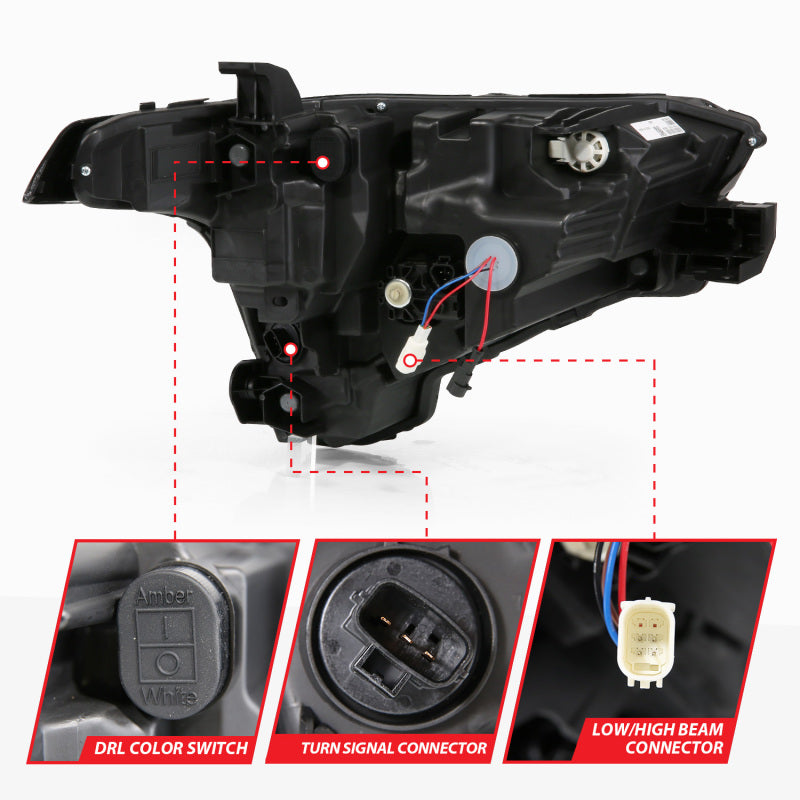 ANZO 22-24 Toyota Tundra (w/Factory LED Refl.) Z-Series Full LED Proj Headlights - Driver Side ONLY 111599X-L 111599X-L User 1