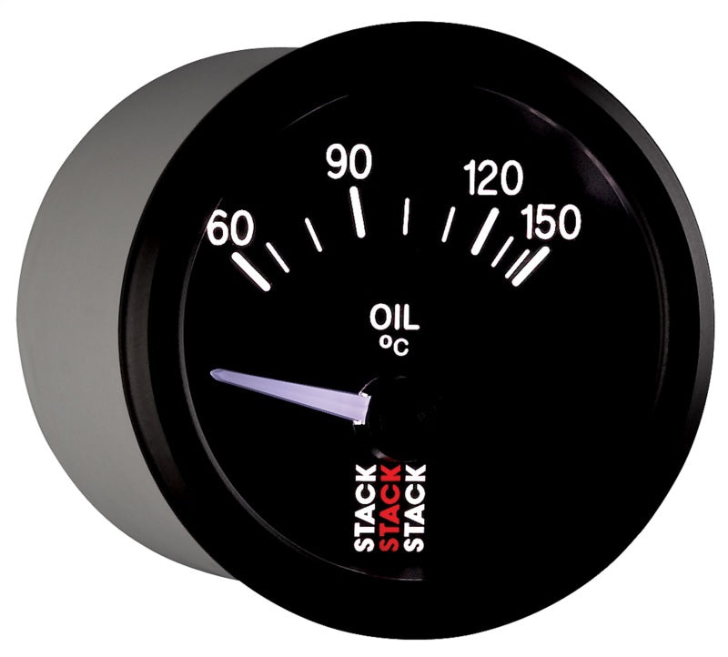 Autometer Stack 52mm 60-150 Deg C M10 Male Electric Oil Temp Gauge - Black ST3209 ST3209 User 6