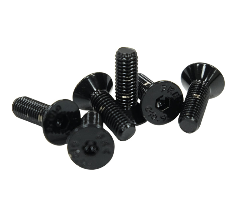 NRG Steering Wheel Screw Upgrade Kit (Conical) - Black SWS-100BK-1 Photo - Primary